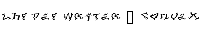 LHF Def Writer | CONVEX font preview